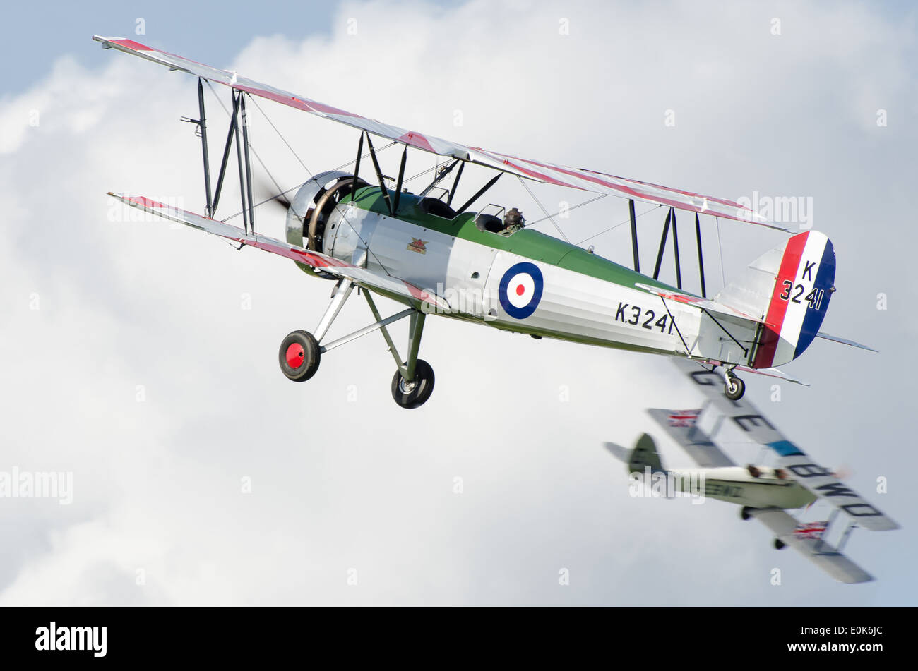 1933 Avro Tutor, formateur britannique appartenant à la Shuttleworth Collection UK. Banque D'Images