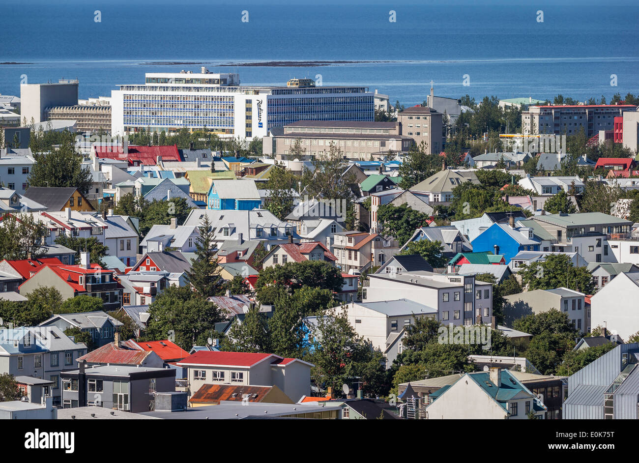 Reykjavik, Islande Banque D'Images