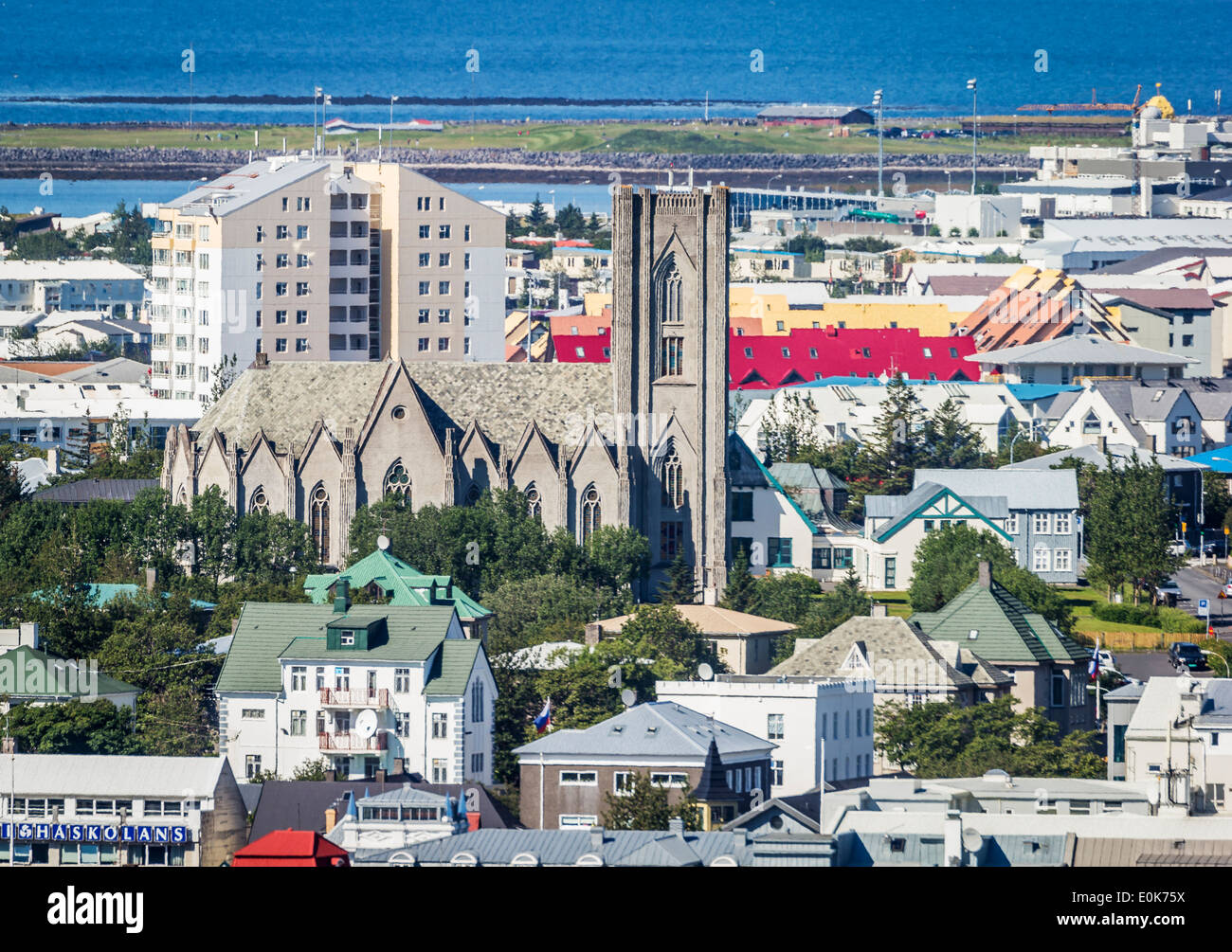Reykjavik, Islande Banque D'Images