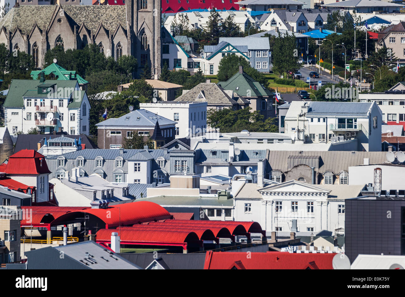 Reykjavik, Islande Banque D'Images