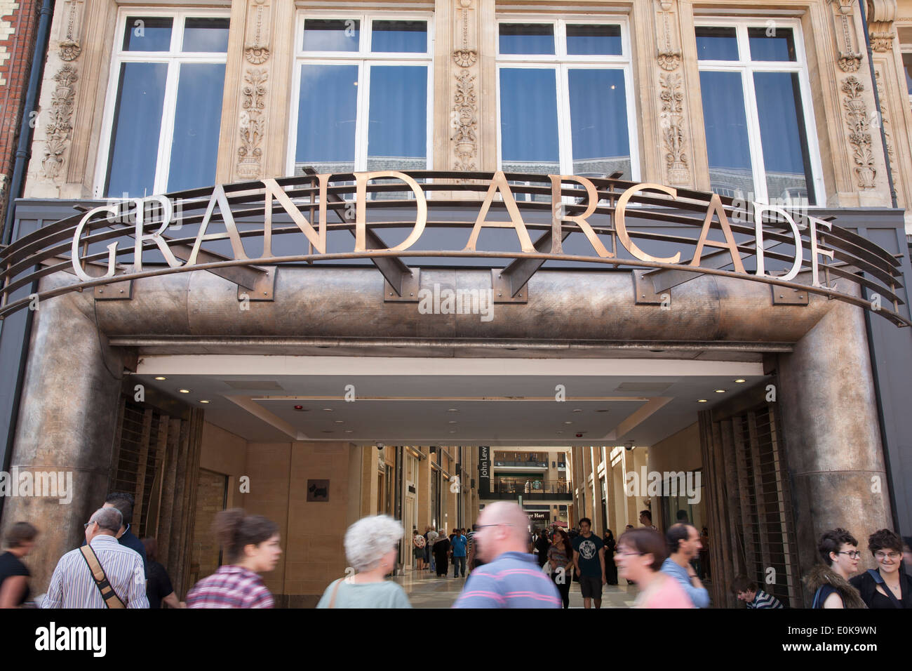 Le centre commercial Grand Arcade, St Andrews Street, Cambridge, Angleterre, Royaume-Uni Banque D'Images