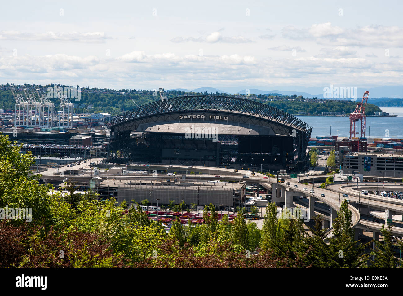 Safeco Field est le stade de la Major League Baseball équipe les Mariners de Seattle. Banque D'Images