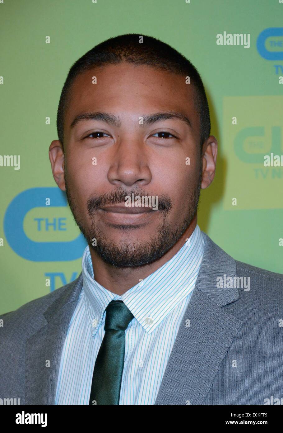 Charles Michael Davis à arrivés pour la CW Network Upfront 2014 Présentation, l'hôtel de Londres, New York, NY Le 15 mai 2014. Photo par : Derek Storm/Everett Collection Banque D'Images