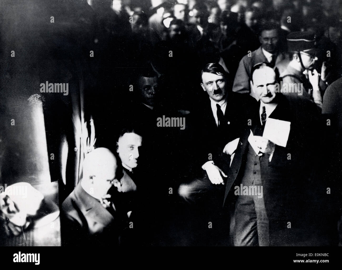 Adolf Hitler et Franz Ritter von Epp à la réunion Banque D'Images