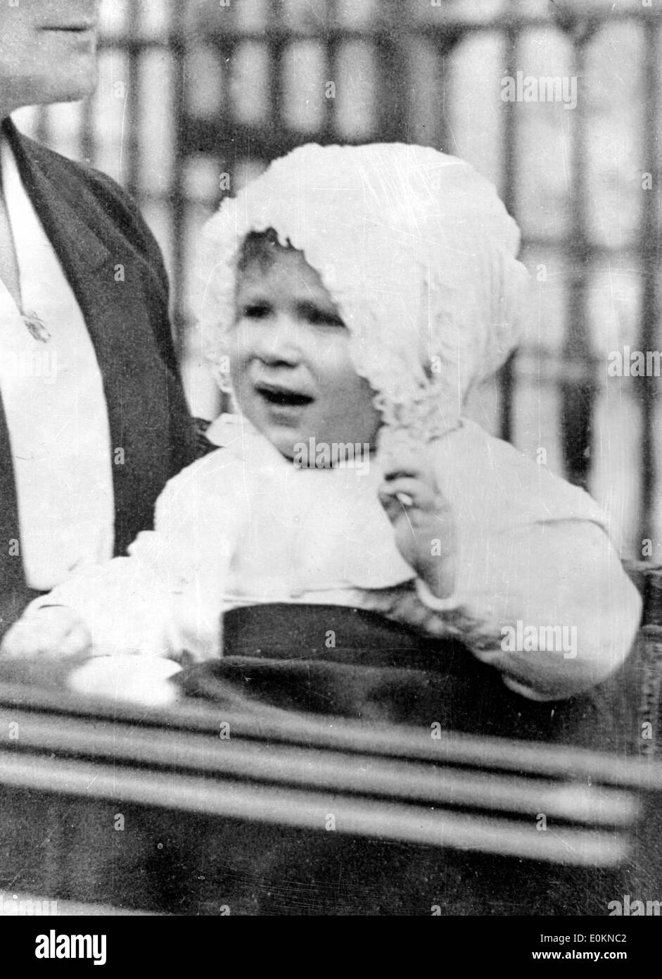 La reine Elizabeth II comme un bébé à Londres, Angleterre Banque D'Images