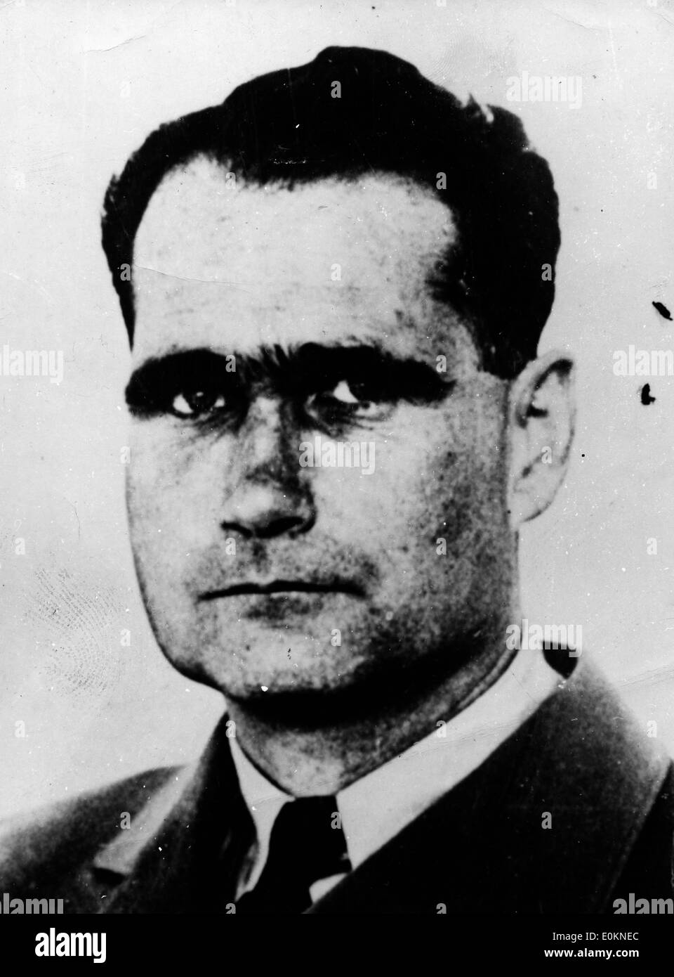 01 janv., 1930 - Allemagne - dossier Photo : circa 1930s-1940s. Photo d'un portrait de leader Nazi Rudolf Hess. Banque D'Images
