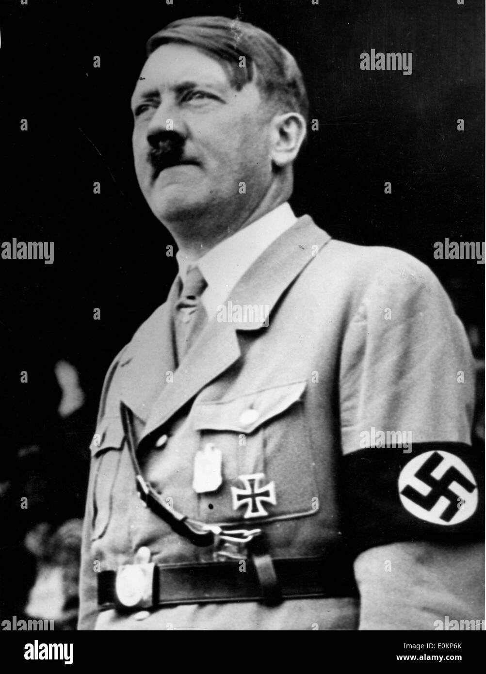 Portrait d'Adolf Hitler Banque D'Images