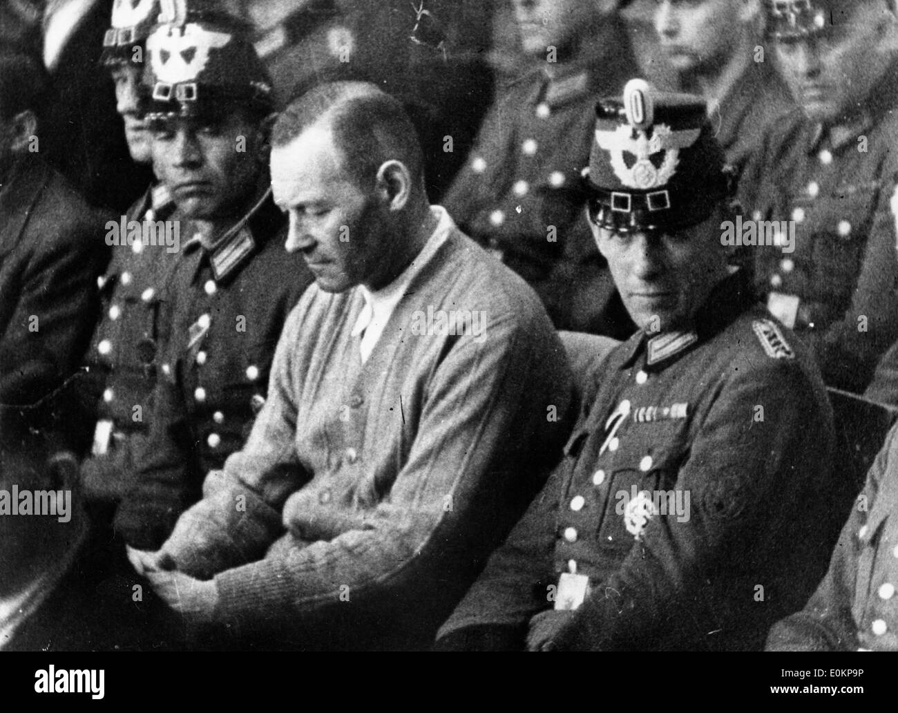 Leader Nazi Erich Hoeppner Banque D'Images
