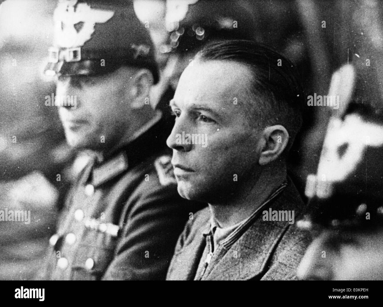 Leader Nazi Friedrich Karl Klausing Banque D'Images