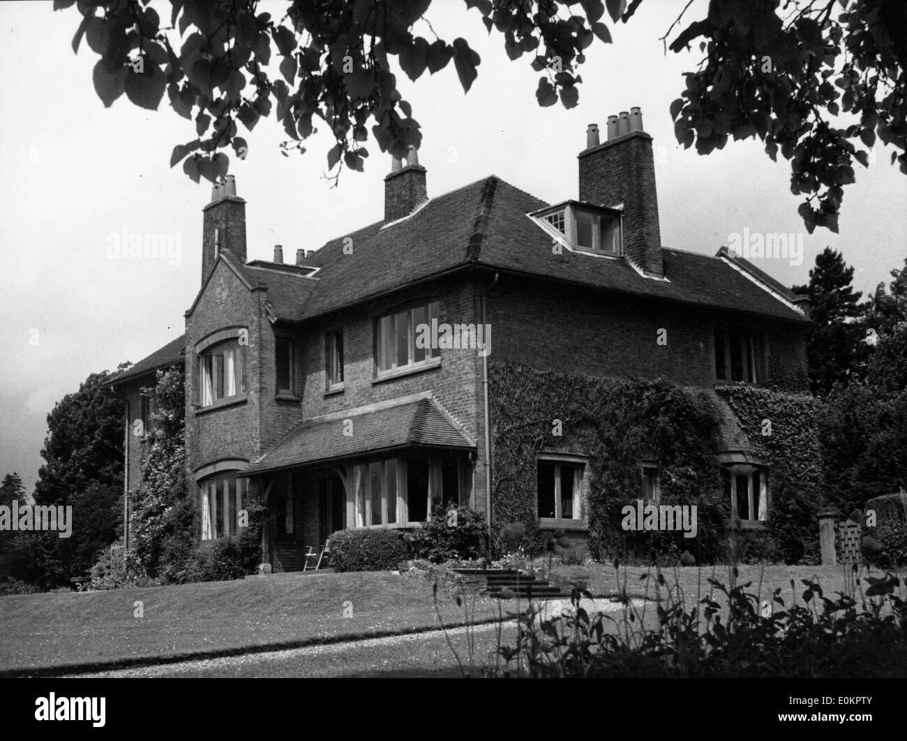 Dramaturge George Bernard Shaw's home à Londres, Angleterre Banque D'Images