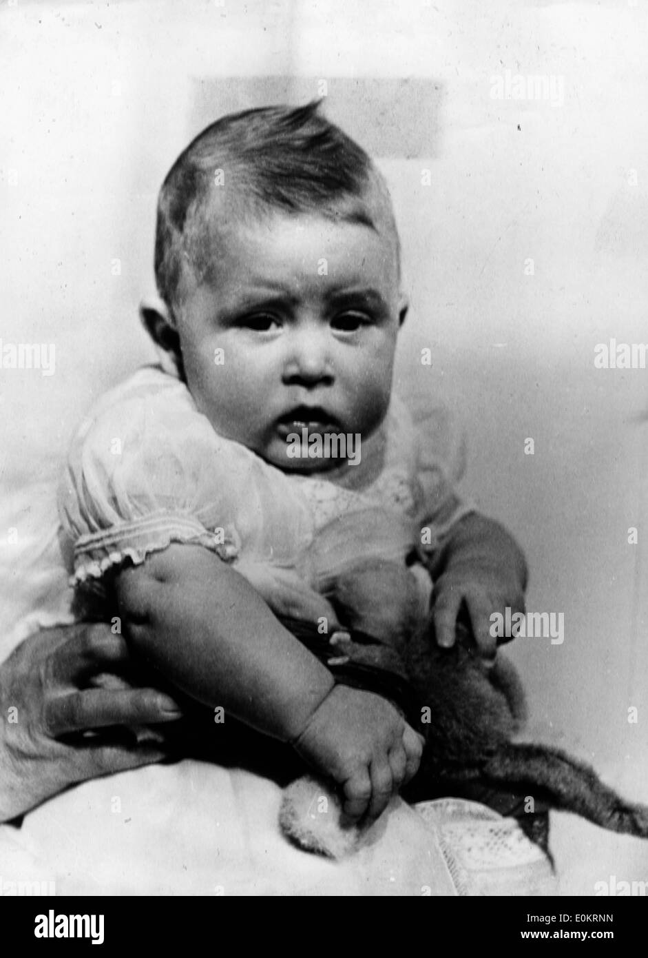 Le Prince Charles quand il avait dix-neuf semaines Banque D'Images