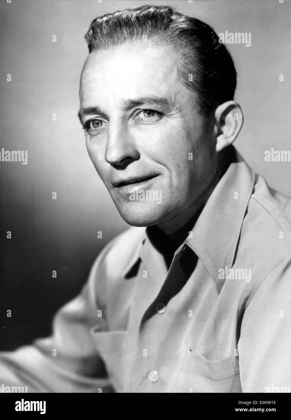 Portrait du chanteur Bing Crosby Banque D'Images