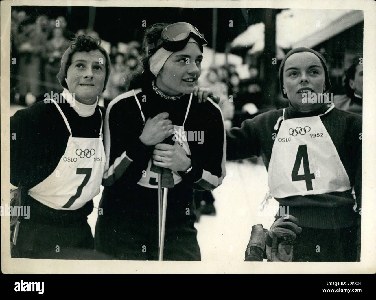 Jeux olympiques d'hiver à oslo 1952 Banque de photographies et d’images à haute résolution - Alamy