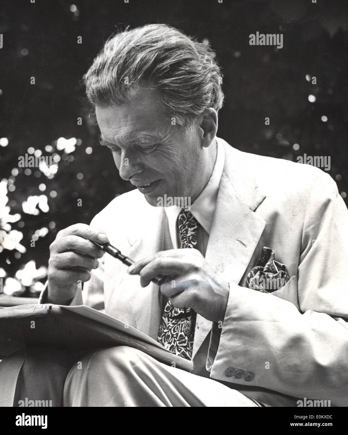 L'auteur américaine Aldous Huxley écrit Banque D'Images