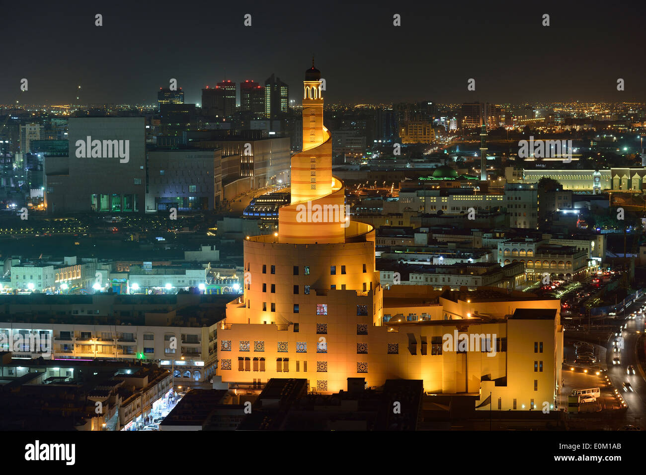 Doha. Le Qatar. FANAR Centre culturel islamique. Banque D'Images