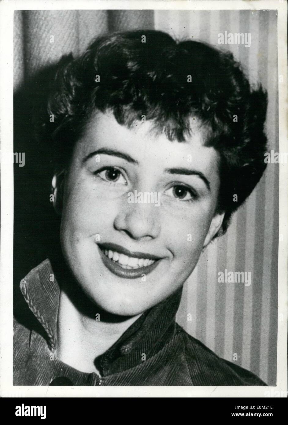 Mar. 03, 1953 - Ex-King Farouk danse partenaire : Ex-King Farouk son partenaire de la première nuit après la princesse Nerrimen avait laissé Banque D'Images