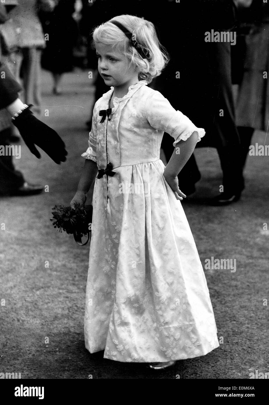 Jeune Arabella Churchill comme une demoiselle Banque D'Images