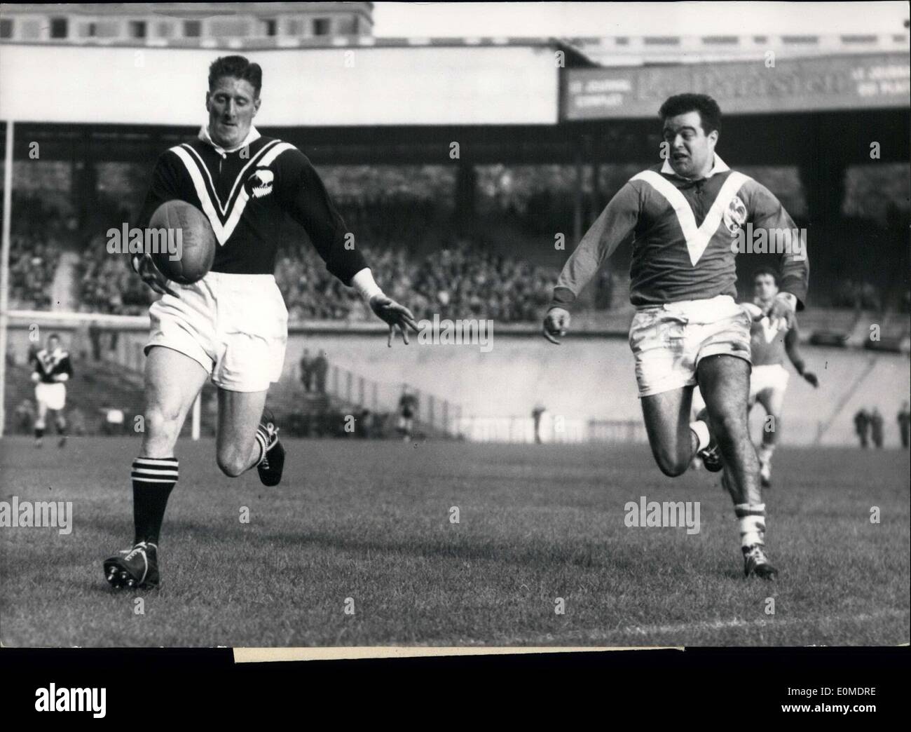1954 france rugby Banque de photographies et d’images à haute