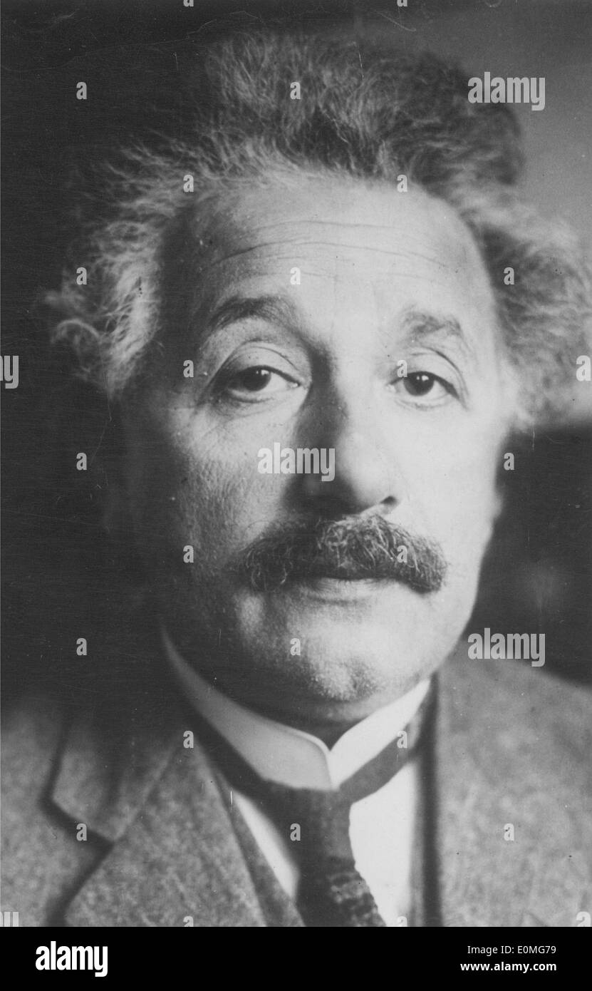 Portrait d'Albert Einstein Banque D'Images