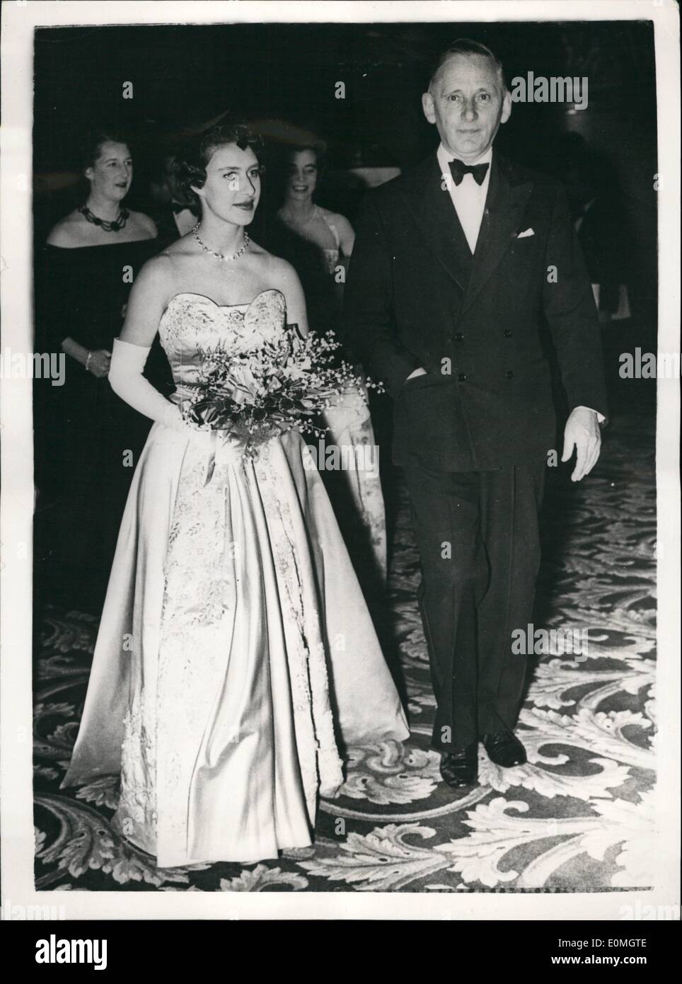 Mai 05, 1955 - La princesse Margaret assiste à la première mondiale de la ''Le Dam Busters'' :. Son Altesse Royale la princesse Margaret du film ''le Banque D'Images