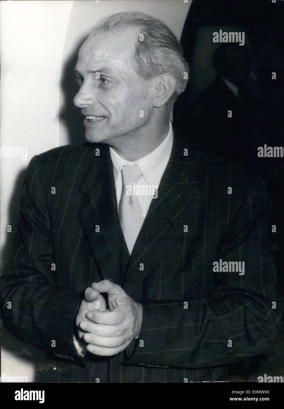 03 octobre, 1956 - Le Prince von Sachsen-Altenburg Banque D'Images