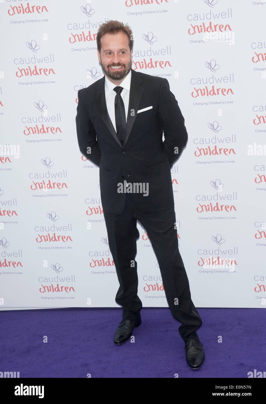 Londres, Royaume-Uni. 15 mai, 2014. Alfie Bowe assiste à la balle papillon Childrens Caudwell du Grosvenor House Hotel, Park Lane, London le 15 mai 2014 Photos par Brian Jordan Crédit : Brian jordan/Alamy Live News Banque D'Images