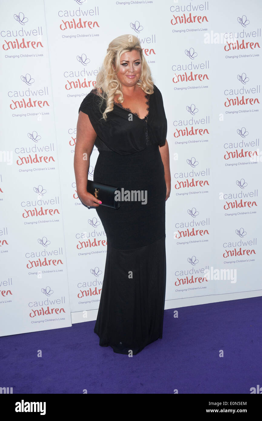 Londres, Royaume-Uni. 15 mai, 2014. Gemma Collins assiste à la balle papillon Childrens Caudwell du Grosvenor House Hotel, Park Lane, London le 15 mai 2014 Photos par Brian Jordan Crédit : Brian jordan/Alamy Live News Banque D'Images