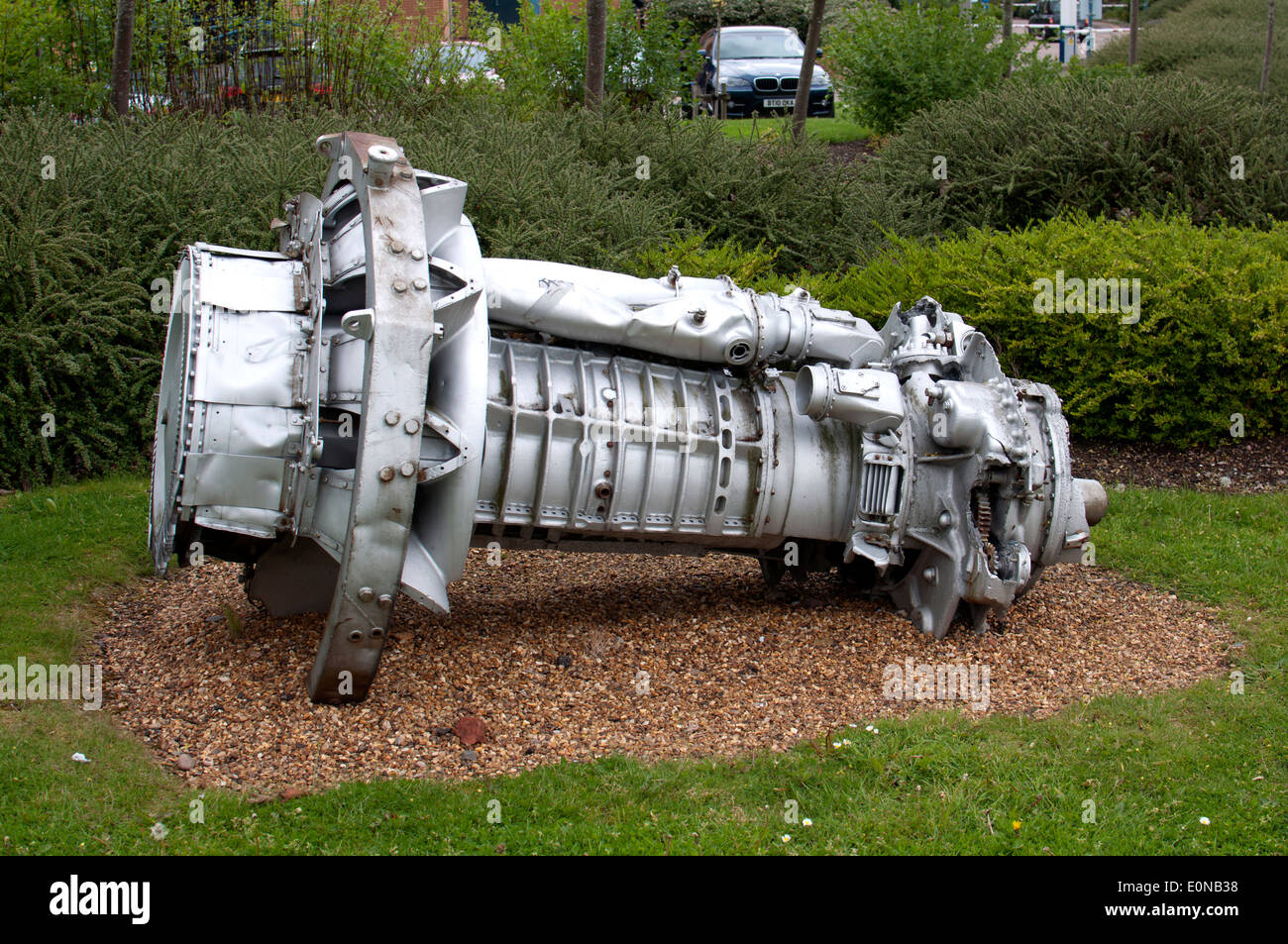 Route aero engine, Parkside, Coventry, Royaume-Uni Banque D'Images