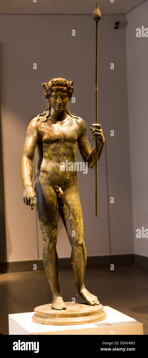 Dyonisus Bronze, Musée National de Rome, Museo Nazionale Romano, Palais Massimo alle Terme, Rome, Italie Banque D'Images