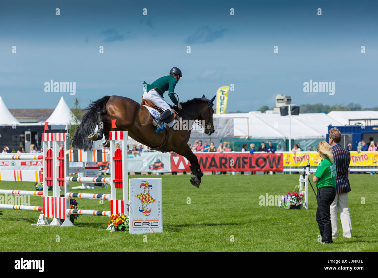 Au CSO 2014 Balmoral Show, le Labyrinthe, Lisburn, Irlande du Nord. Banque D'Images