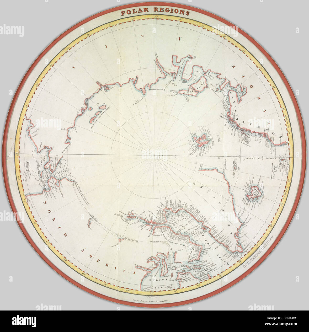 Une photographie des régions polaires, capturant le paysage glacé et glacé et la beauté naturelle de l'Arctique ou de l'Antarctique. L'image illustre le terrain reculé et gelé de l'un des environnements les plus extrêmes du monde. Banque D'Images