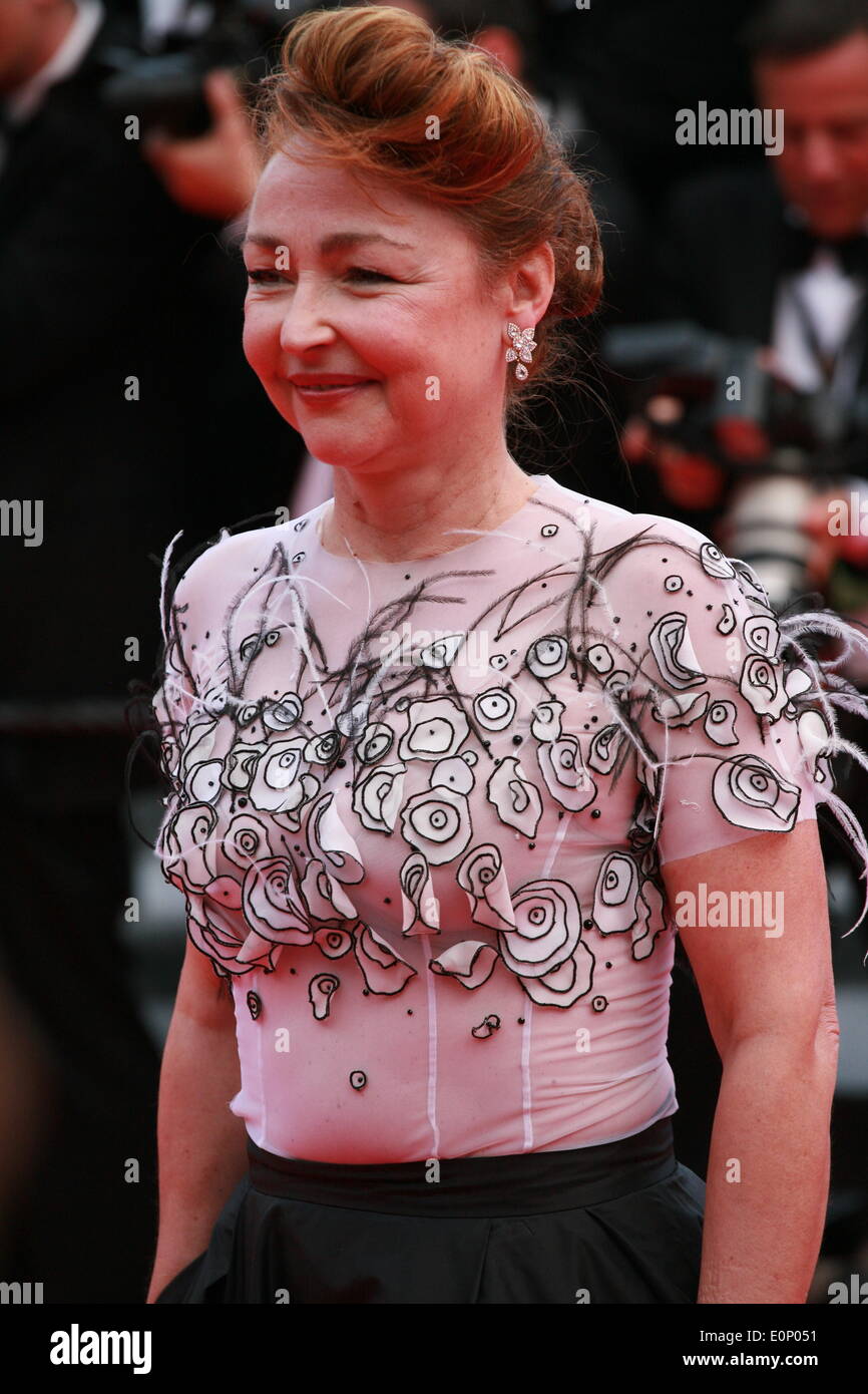 Catherine frot tapis rouge Banque de photographies et d’images à haute