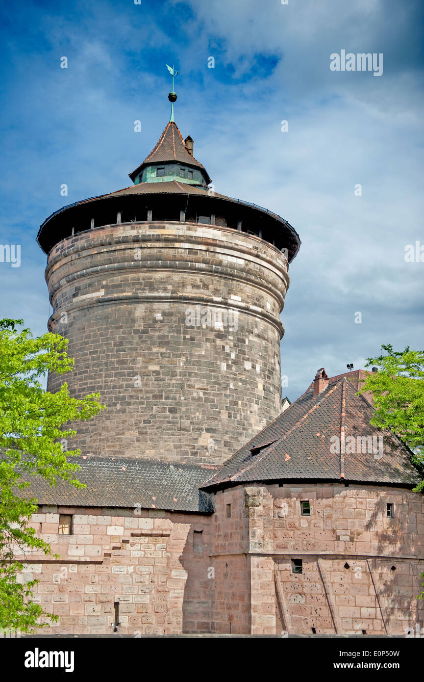 Turm,Tour, Nürnberg,Handwerkerhof,Stadtmauer,Nuremberg, Banque D'Images