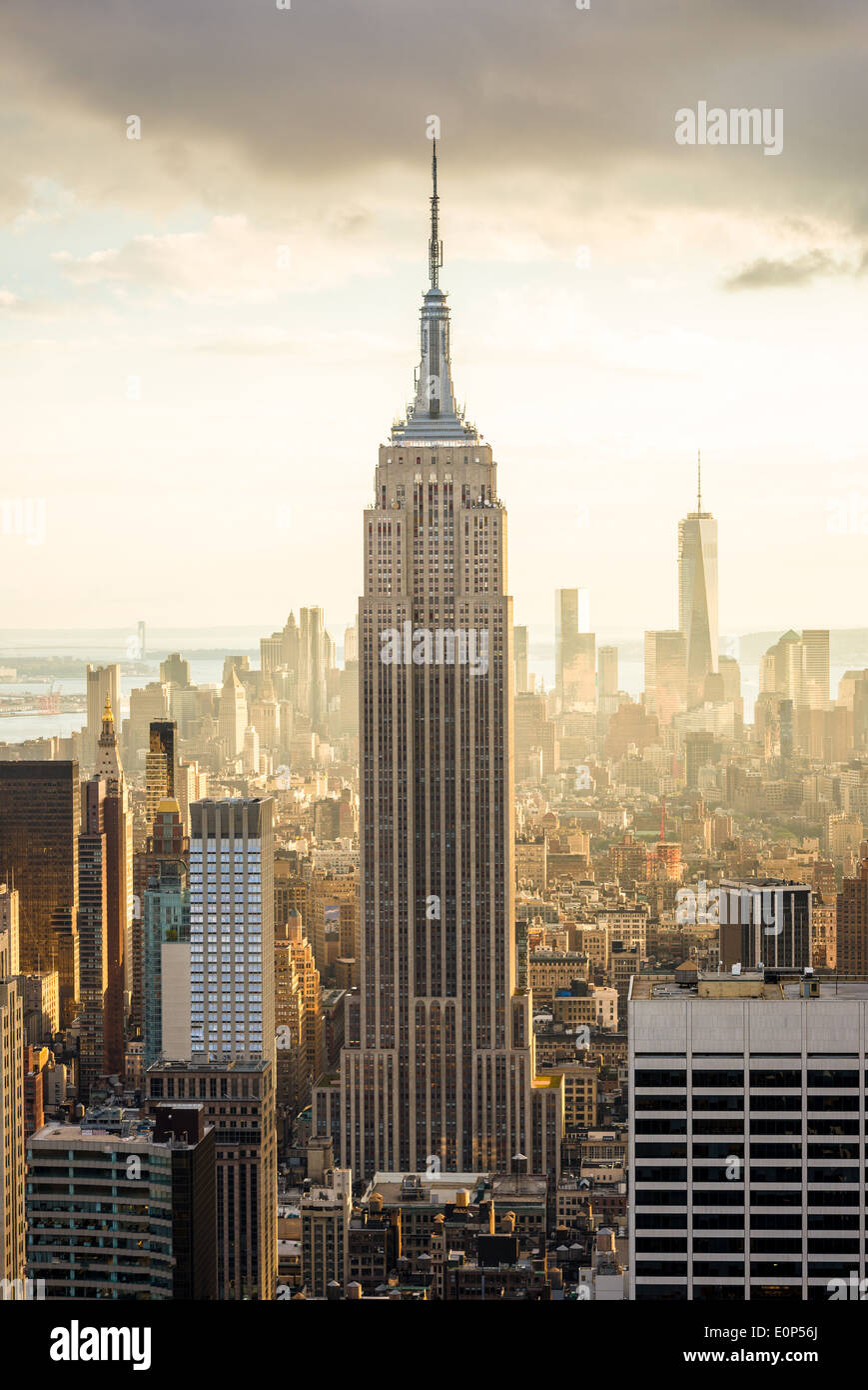 Manhattan skyline, New York Banque D'Images