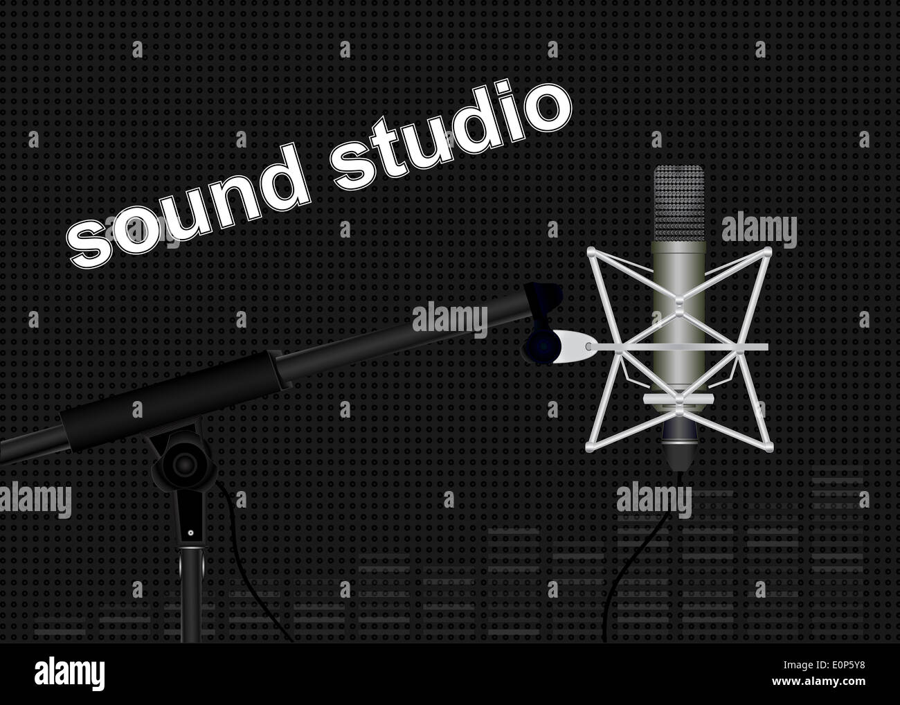 SoundStudio Banque D'Images