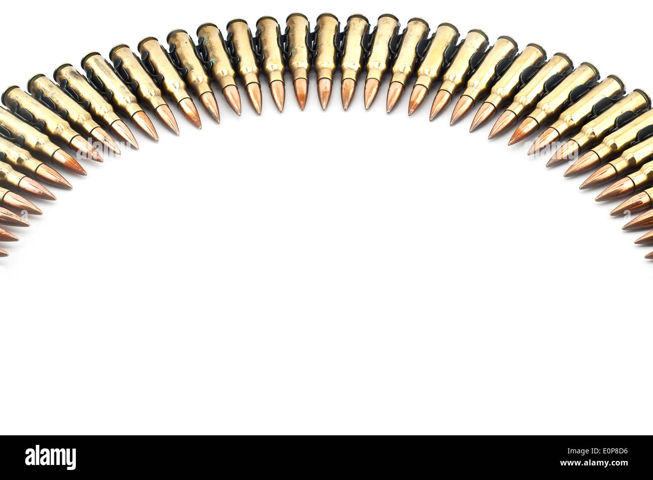 7,62 mm cartouche isolés. Banque D'Images