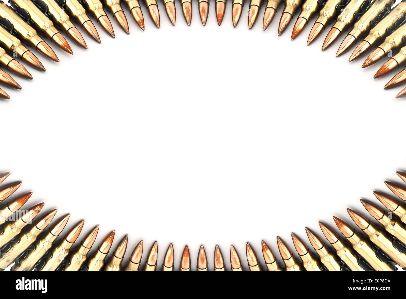 7,62 mm cartouche isolés. Banque D'Images