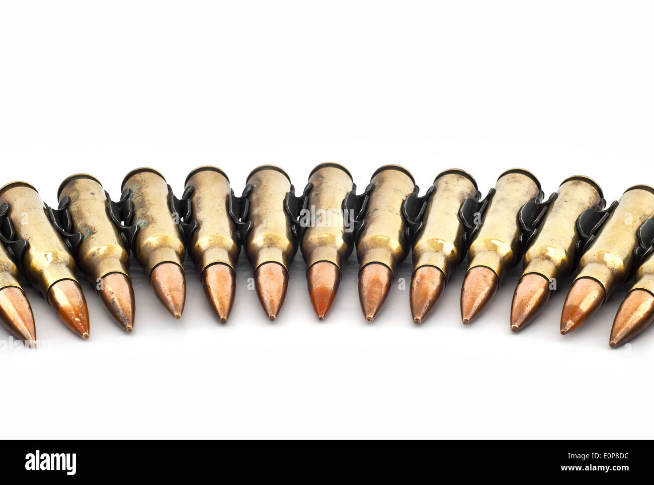 7,62 mm cartouche isolés. Banque D'Images