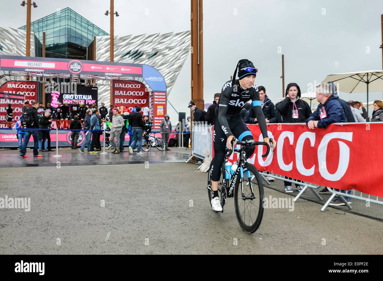 Belfast, Irlande du Nord. 10 mai 2014 - Philip Deignan (Irlande, l'équipe Sky) Banque D'Images