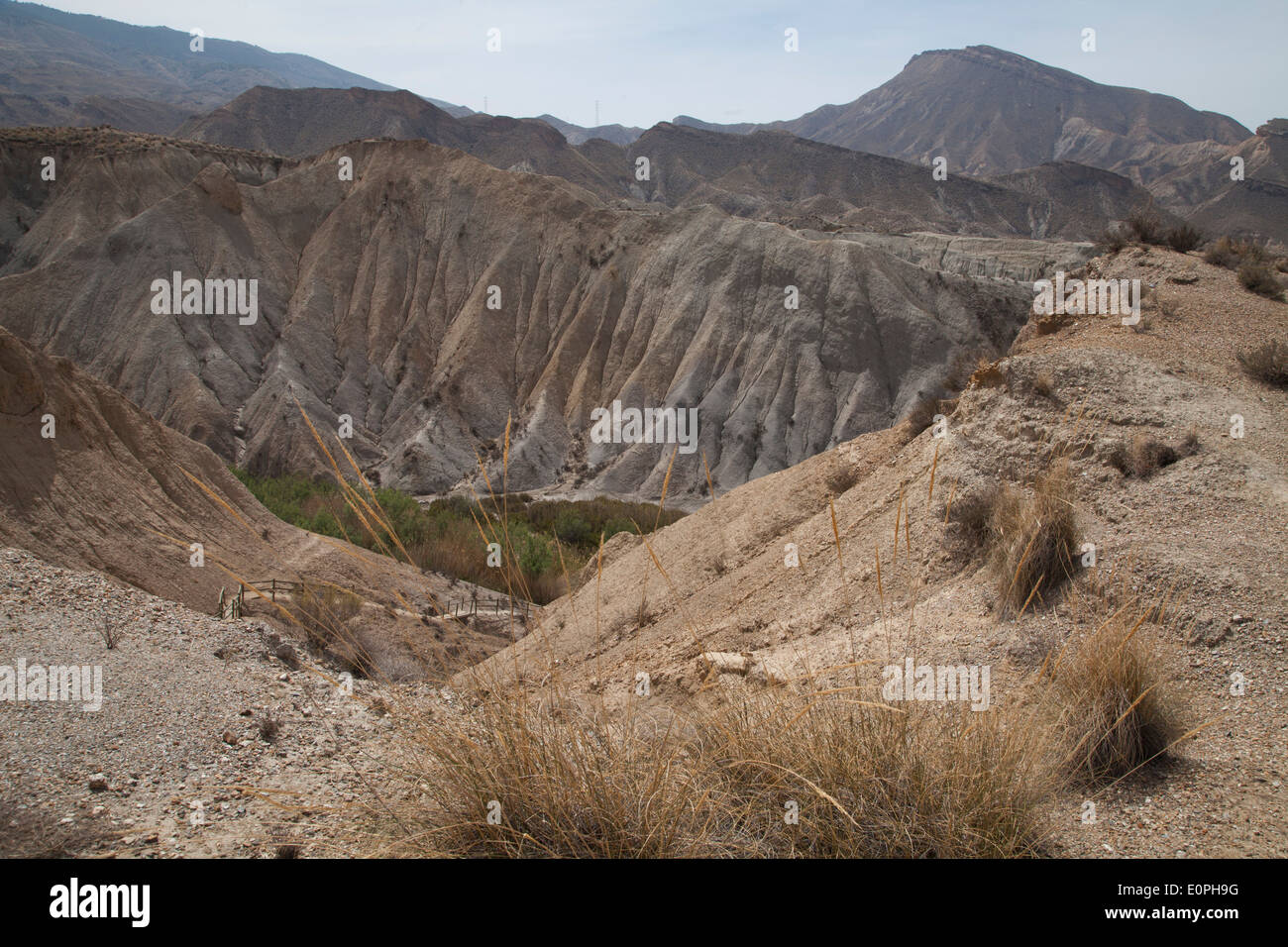 La réserve naturelle du désert de Tabernas, Almeria Banque D'Images