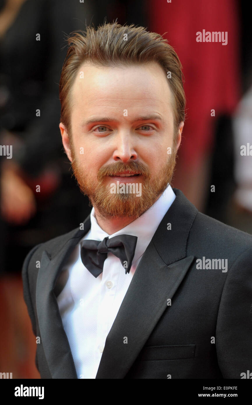 London, UK, 18/05/2014 : l'Arqiva BAFTA TV Awards Red Carpet arrivées.. Les personnes sur la Photo : Aaron Paul Sturtevant . Photo par Julie Edwards Banque D'Images