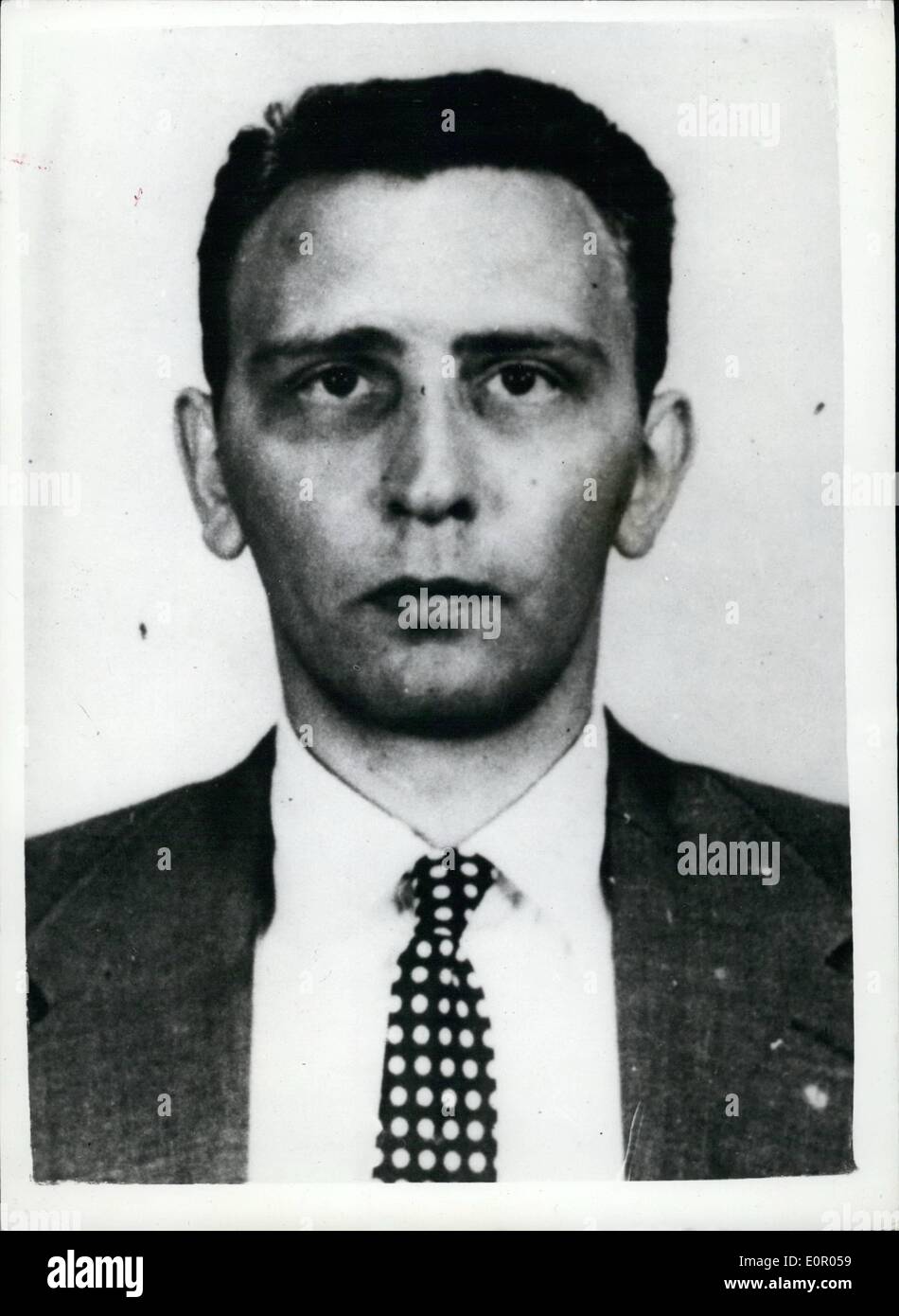 Juillet 07, 1957 - Trente ans de police allemand pris Chelsea Station assassiné policier enquête. : Il est annoncé ce Banque D'Images