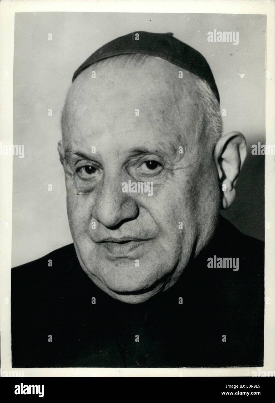 10 octobre 1958 - Le Cardinal Roncalli est le nouveau Pape, devient le Pape Jean XXIII : le Cardinal Roncalli, Patriarche de Venise a été élu hier asnthe nouveau pape. Il a choisi le titre du Pape Jean XXIII. Il est 77. Photo montre les récentes portrait de Cardinal Roncalli - Le Pape Jean XXIII. Banque D'Images 10 octobre 1958 - Le Cardinal Roncalli est le nouveau Pape, devient le Pape Jean XXIII : le Cardinal Roncalli, Patriarche de Venise a été élu hier asnthe nouveau pape. Il a choisi le titre du Pape Jean XXIII. Il est 77. Photo montre les récentes portrait de Cardinal Roncalli - Le Pape Jean XXIII. Banque D'Images