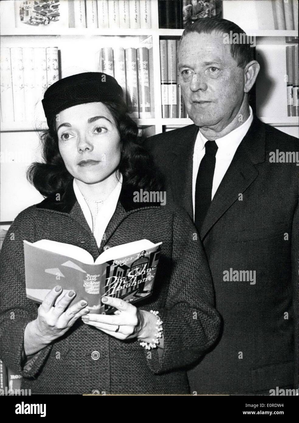 24 mars 1959 - L'auteur du plus grand best-seller de notre temps : l'American Erskine Caldwell Erskine Caldwell séjourné wit Banque D'Images