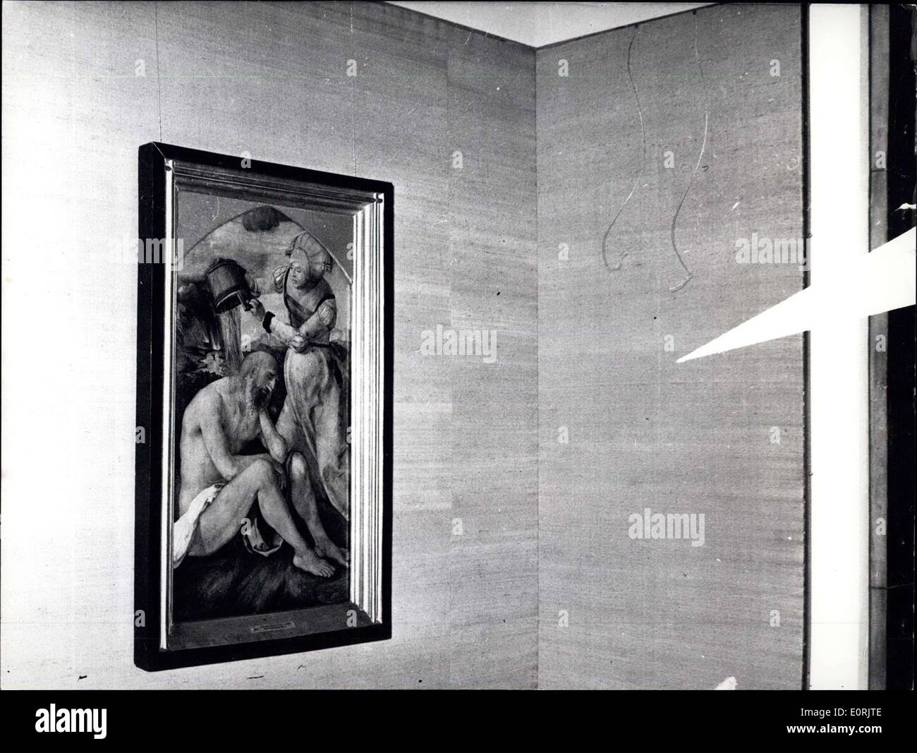 09 déc., 1959 - célèbre Granach Tableau volé à Francfort : Le monde célèbre peinture ''Venus'' par Lucas Cranach l'ancien Banque D'Images