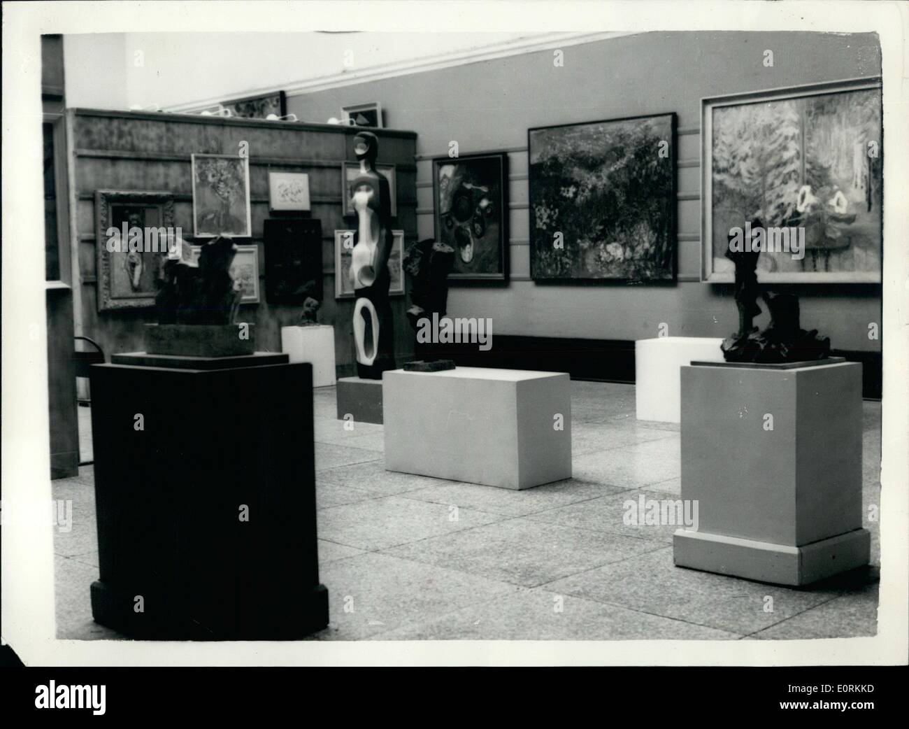 01 janvier 1960 - Le Groupe de Londres Exposition à la R.B.A. Galeries : Le Groupe de Londres 1960 exposition sera ouverte au public Banque D'Images