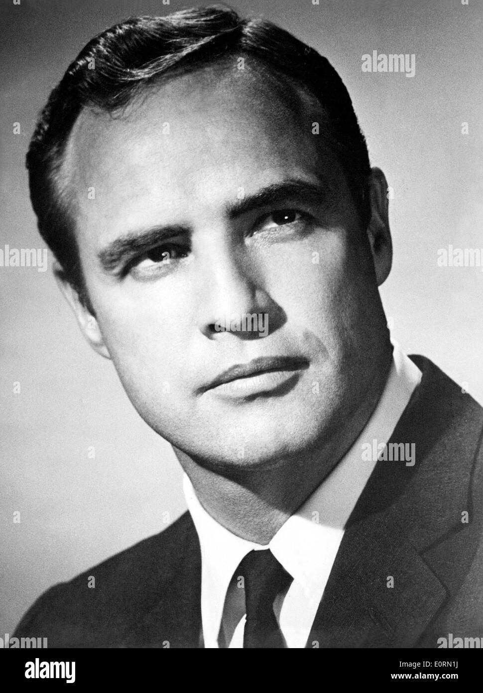 Portrait de l'acteur Marlon Brando Banque D'Images
