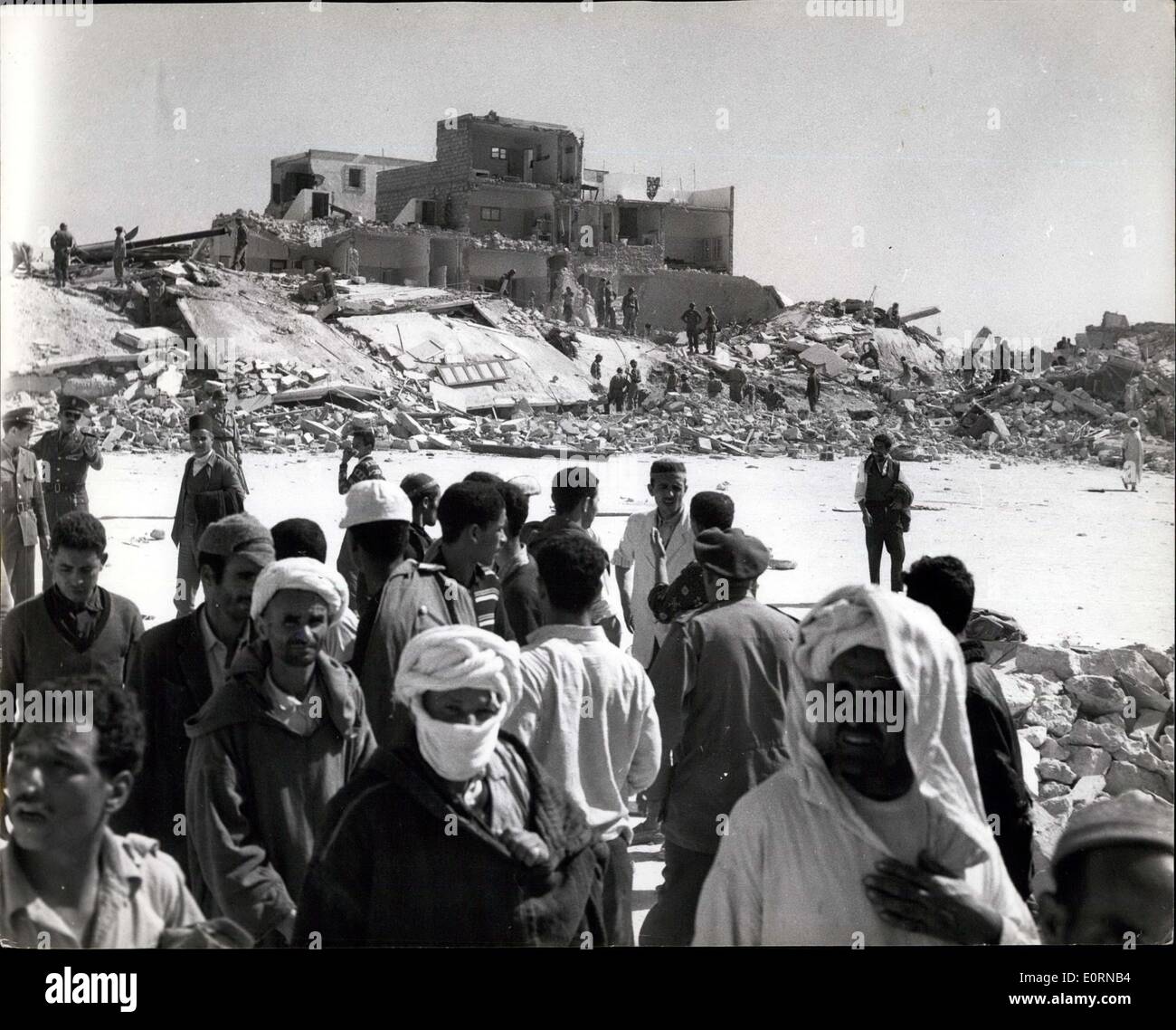 1960 agadir earthquake photo shows Banque de photographies et d’images