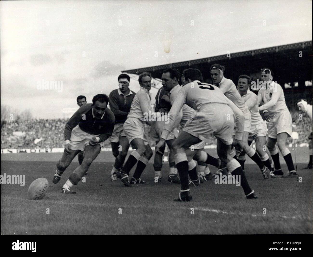 3 Photos Anciennes – France Vs Angleterre 1927, Colombes – Match De Rugby