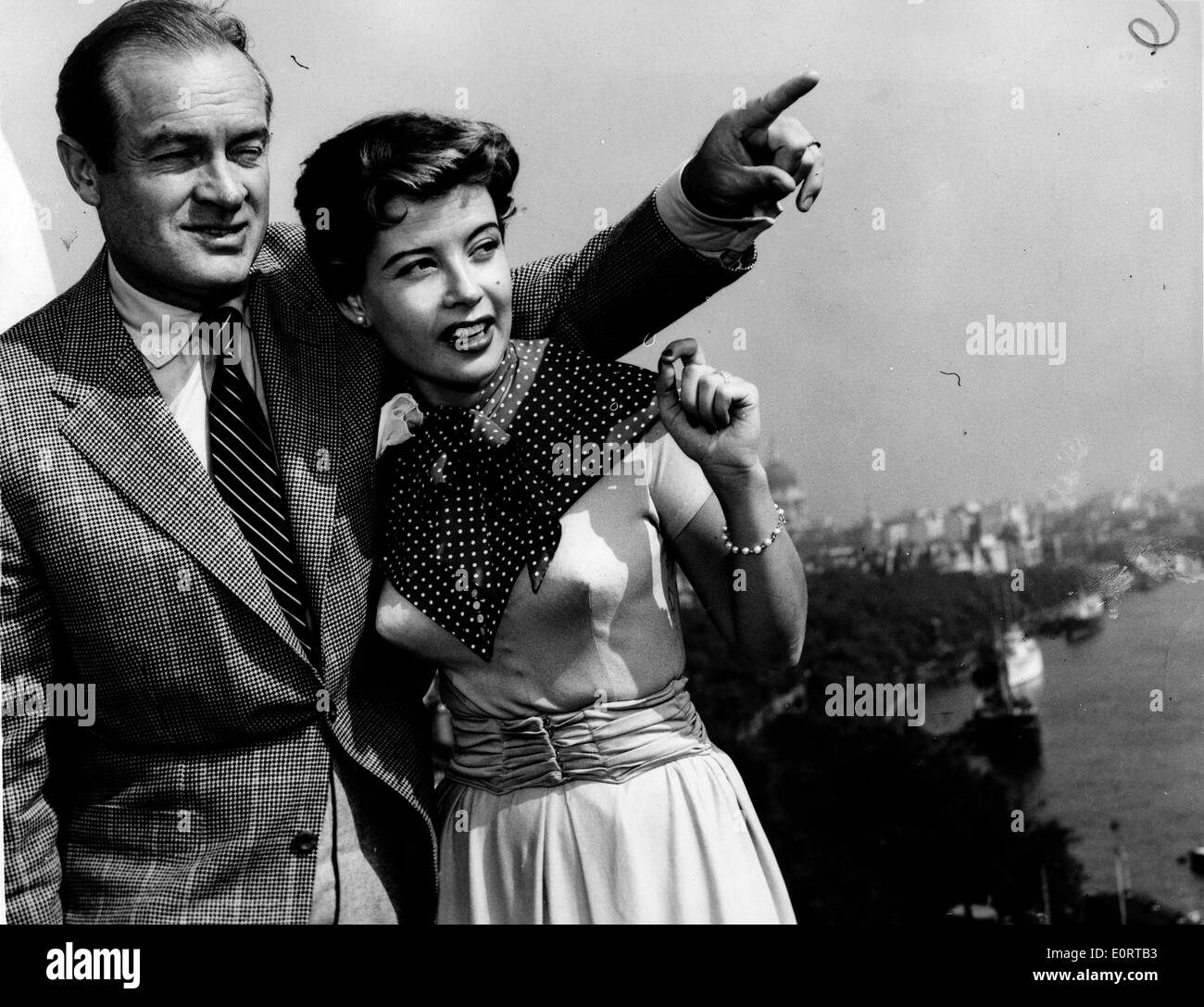 Acteurs Bob Hope et Gloria DeHaven voir la vue Banque D'Images